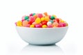 Delightful Bowl colorful candies. Generate Ai