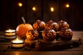 Delightful Halloween Themed Sugar Cookies on Tray