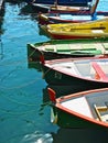 Colourful fishing boats Royalty Free Stock Photo