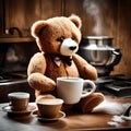 Cozy CafÃ© Bear
