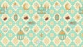 Ramadan Kareem Pattern Royalty Free Stock Photo