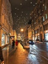 A delightful street in Moscow decorated for the new year