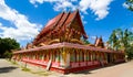 A delightful Thai temple is Wat Phra Nang Sang. Royalty Free Stock Photo