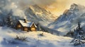 Frosty Refuge in the Valley./n