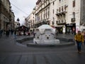 Delijska fountain in Knez Mihailova Street in Belgrade, Serbia Royalty Free Stock Photo