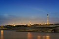 Delimara Power Station at Dawn Royalty Free Stock Photo