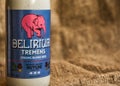 Delirium Tremens Belgian speciality beer from brewery Huyghe. Selective focus