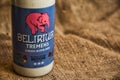 Delirium Tremens Belgian speciality beer from brewery Huyghe. Selective focus