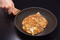 Deliscious pancake, homemade sweet healthy breackfast