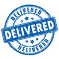 Delivered rubber stamp