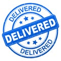 Delivered stamp