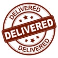 Delivered stamp