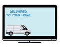Delivered to your home TV advertisement