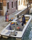 Deliveries in Venice Royalty Free Stock Photo