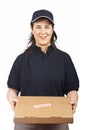 Delivering a package fragile Royalty Free Stock Photo