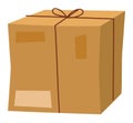 Delivery box vector icon isolated