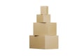 Stack of cardboard boxes