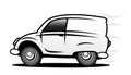 Delivery car Royalty Free Stock Photo