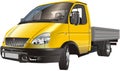 Delivery/cargo truck isolated Royalty Free Stock Photo
