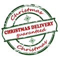 Delivery Christmas guaranteed Royalty Free Stock Photo