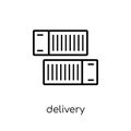 delivery containers icon from Delivery and logistic collection.