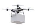 Delivery drone with box