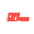 Free delivery icon. Vector illustration Royalty Free Stock Photo