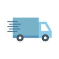 Delivery icon vector image. Royalty Free Stock Photo