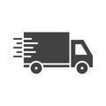 Delivery icon vector image. Royalty Free Stock Photo