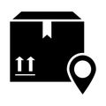 Delivery Location Tracking Icon
