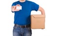 Delivery man. Royalty Free Stock Photo