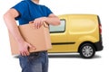 Delivery man. Royalty Free Stock Photo