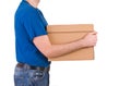 Delivery man. Royalty Free Stock Photo