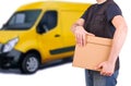 Delivery man. Royalty Free Stock Photo