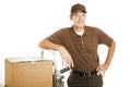 Delivery Man or Mover - Confident Royalty Free Stock Photo