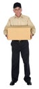 Delivery Man, Moving, Freight, Shipping, Package Royalty Free Stock Photo