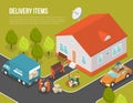 Delivery Moving New Settler Illustration