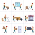 Delivery Person Freight Logistic Business Service