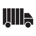 Delivery protection, shield, cargo, delivery fully editable vector icon Royalty Free Stock Photo