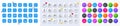 Delivery report, Rent car and Wholesale goods line icons. For web app, printing. Line icons. Vector