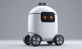 Delivery Robot with Expressive Face