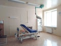 Delivery room with gynecological gurney for childbirth. Modern ward for childbirth Royalty Free Stock Photo