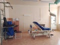 Delivery room with gynecological gurney for childbirth. Modern ward for childbirth Royalty Free Stock Photo