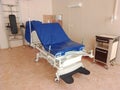 Delivery room with gynecological gurney for childbirth. Modern ward for childbirth Royalty Free Stock Photo