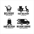 VDelivery Service fast and free Logos