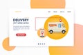 Delivery services web site template.