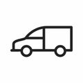 Delivery Ship icon vector Royalty Free Stock Photo