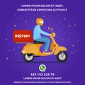 Delivery template instagram