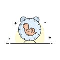 delivery, time, baby, birth, child Flat Color Icon Vector