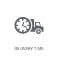 Delivery Time icon. Trendy Delivery Time logo concept on white b Royalty Free Stock Photo